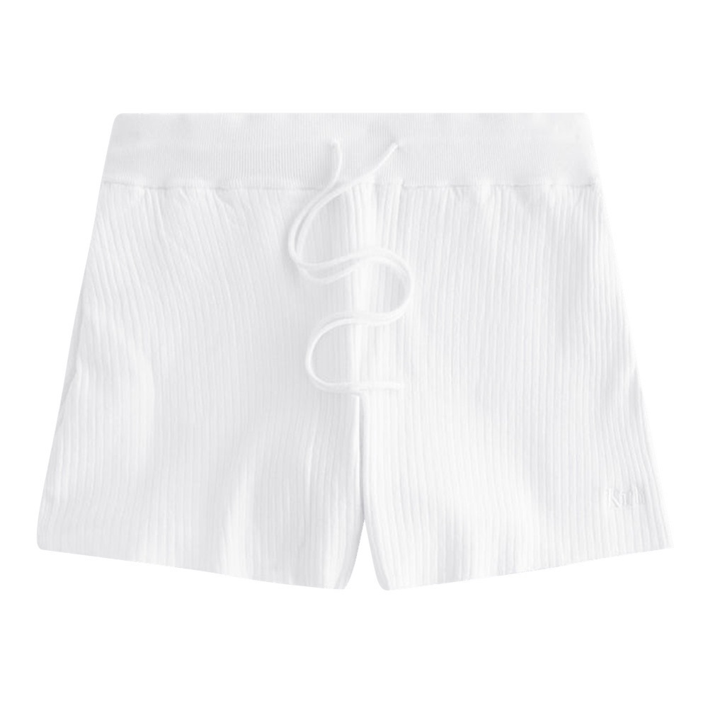 Kith Rib Knit Erika Shorts White